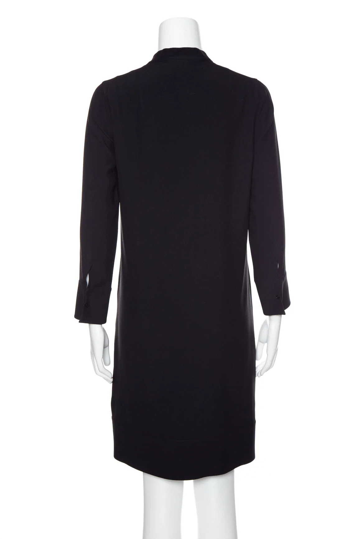 Akris Punto Black Long Sleeve Shift Dress SZ 4 - Image 3