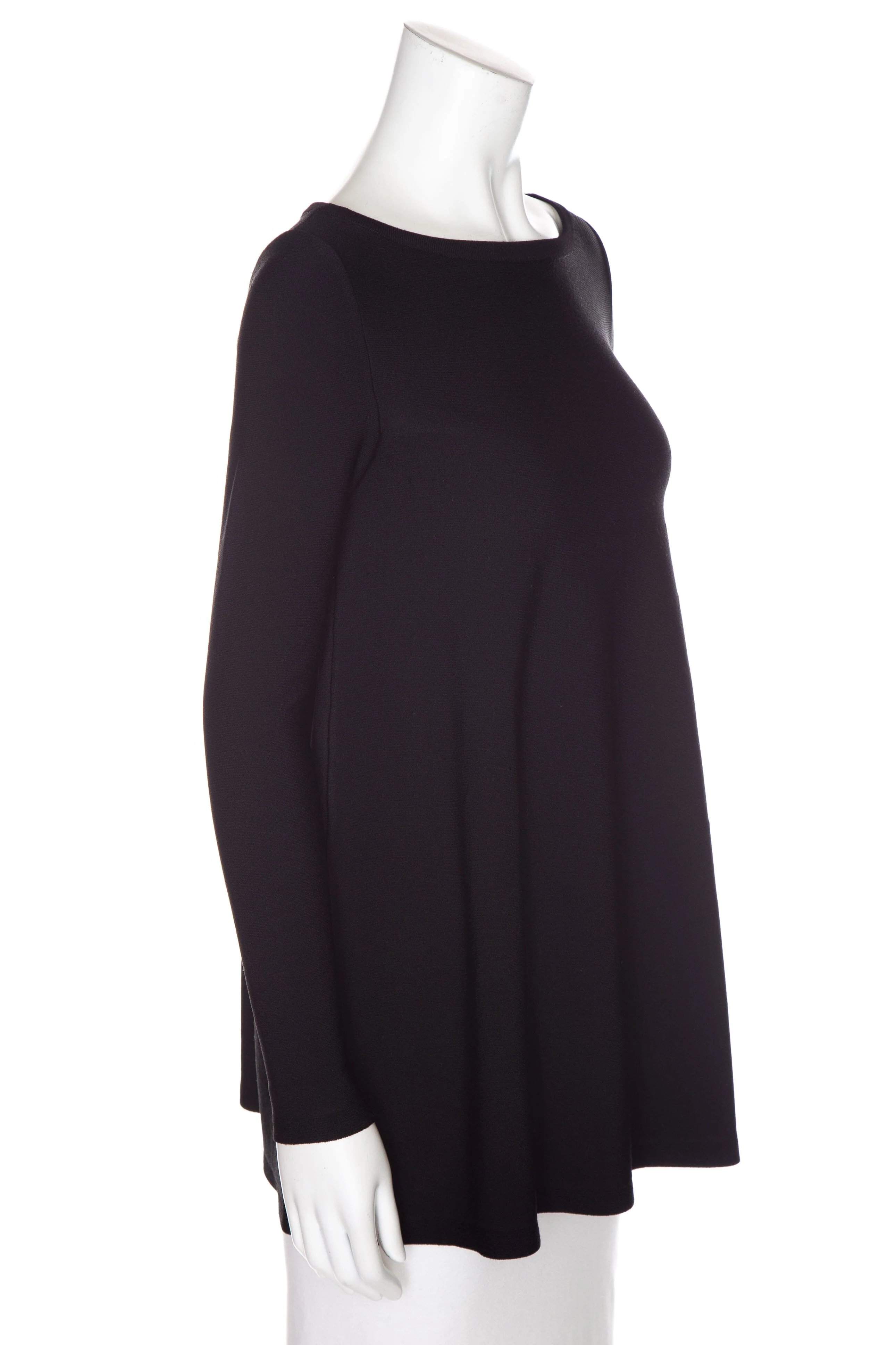 Alaia Black Long Sleeve Blouse SZ 36 - Image 2
