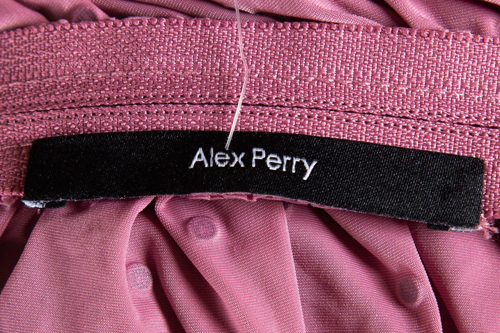 Alex Perry Mauve Rhinestone Embellished Dress - Image 4