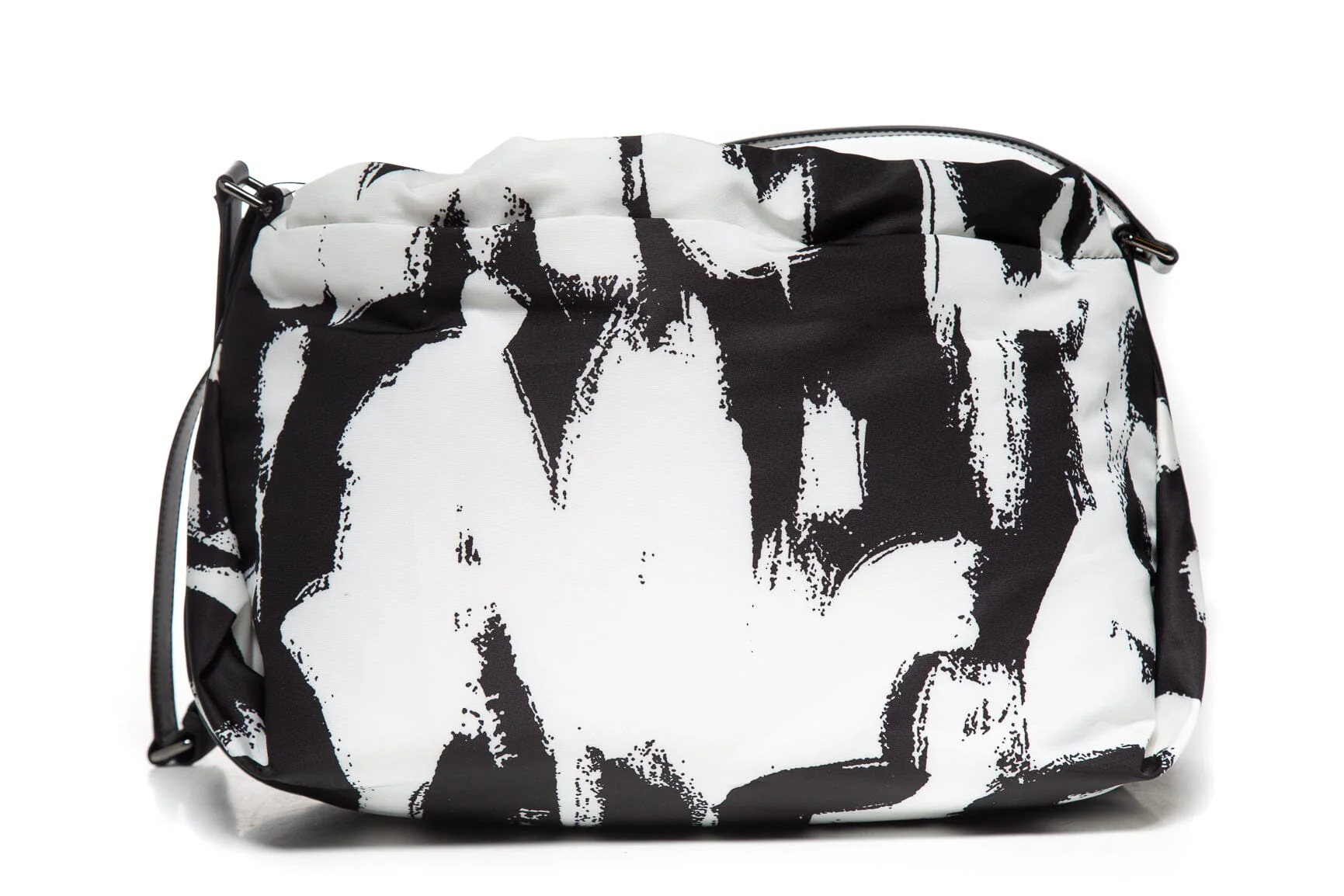 Alexander McQueen Black and White Colorblock Pattern "Ball Bundle" Shoulder Bag - Image 4