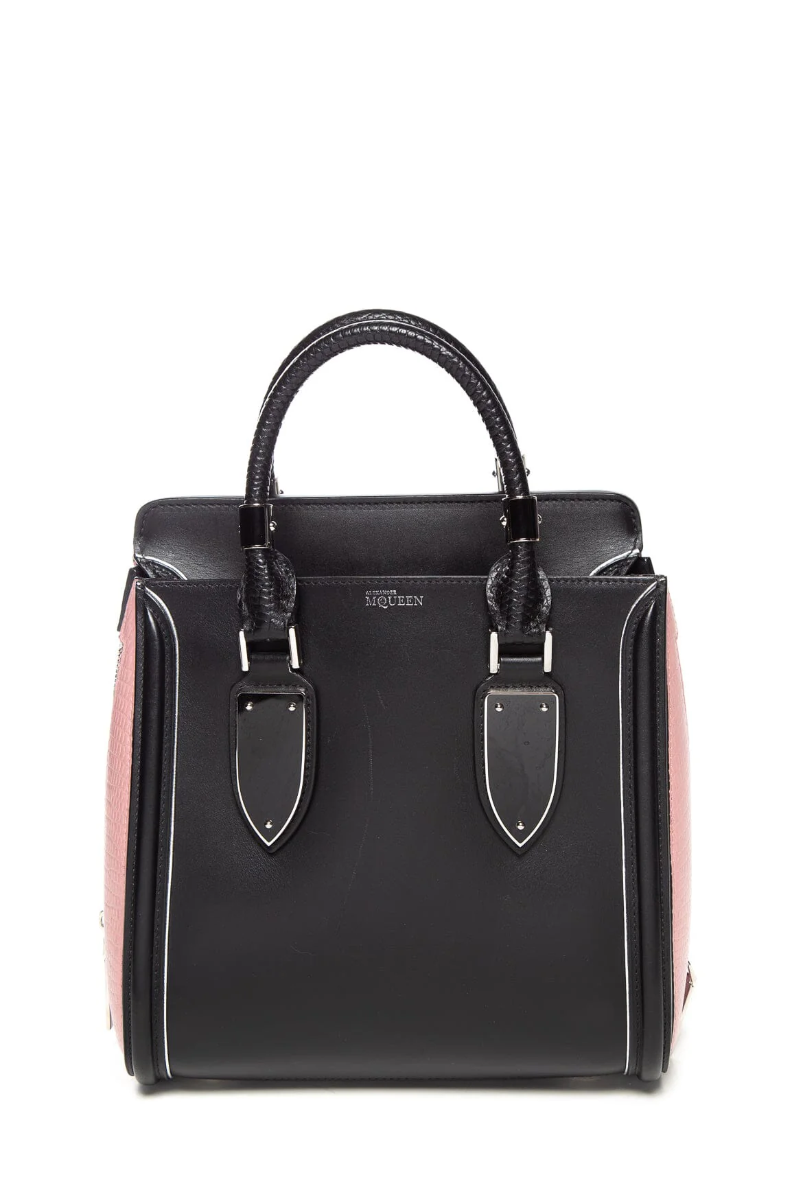 Alexander McQueen Black & Pink Handbag