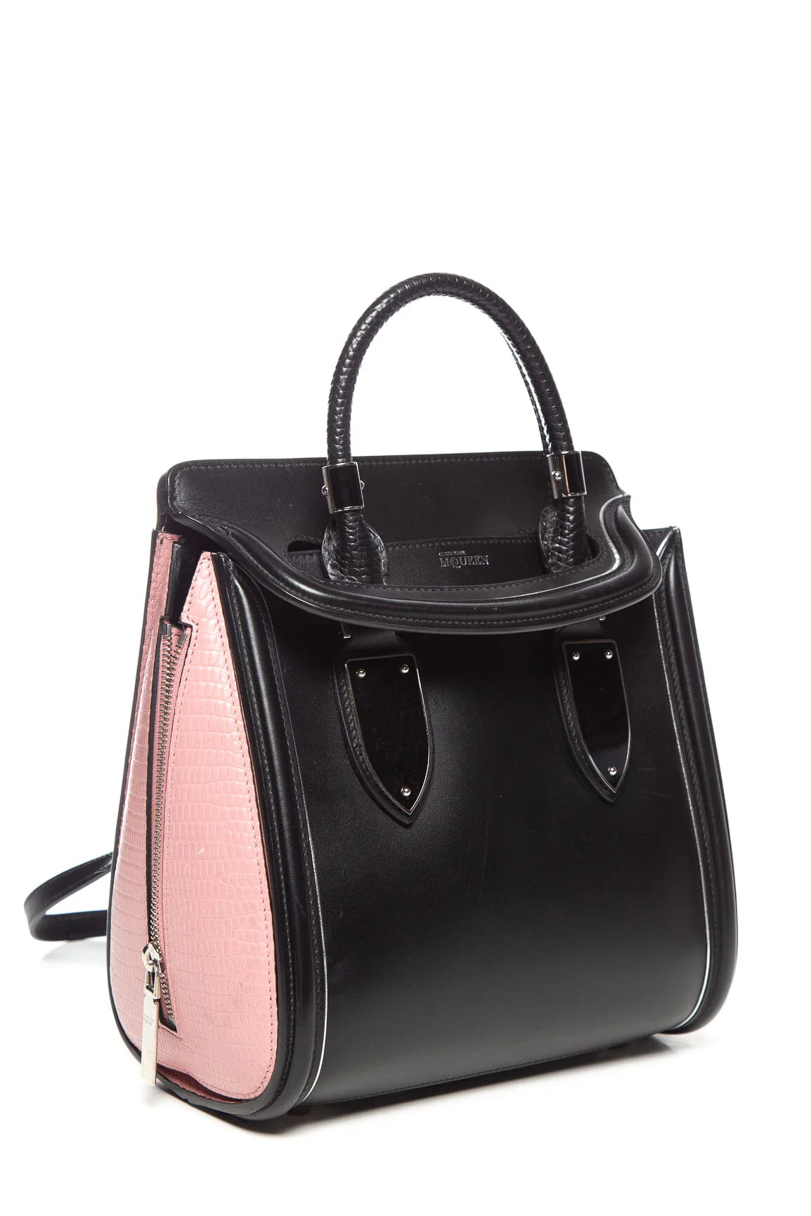 Alexander McQueen Black & Pink Handbag - Image 3