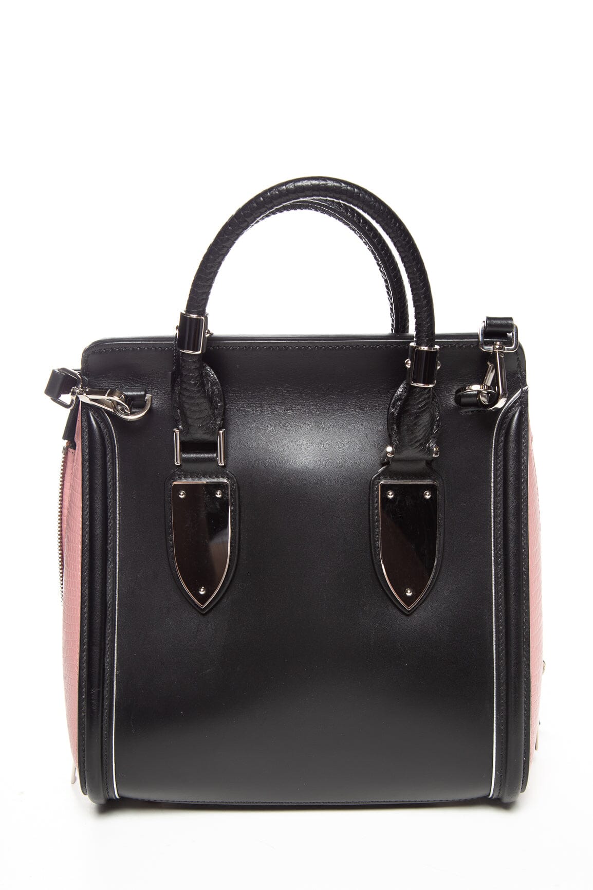 Alexander McQueen Black & Pink Handbag - Image 4