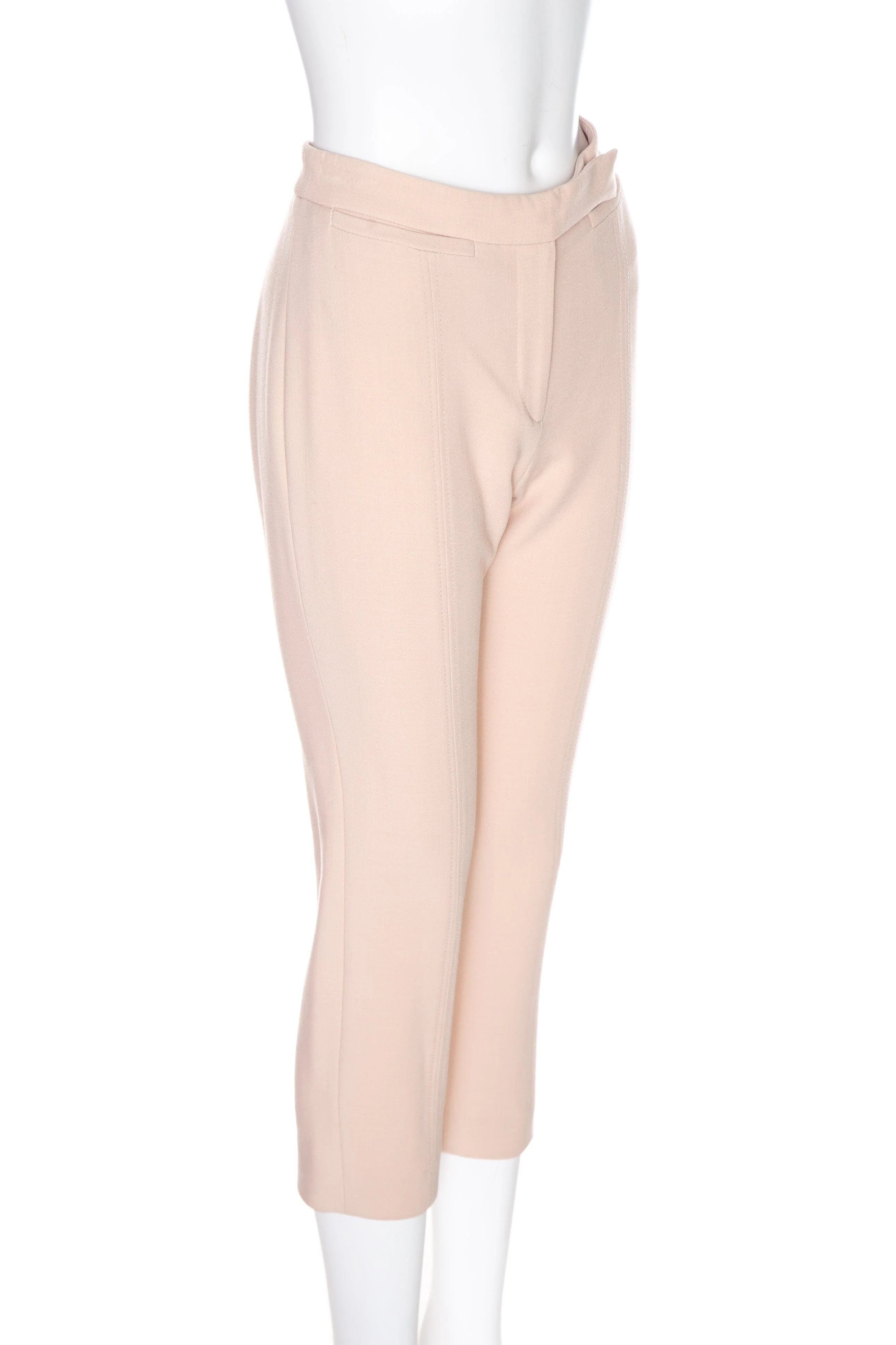 Alexander McQueen Blush Fitted Dress Pants SZ 42 - Image 2