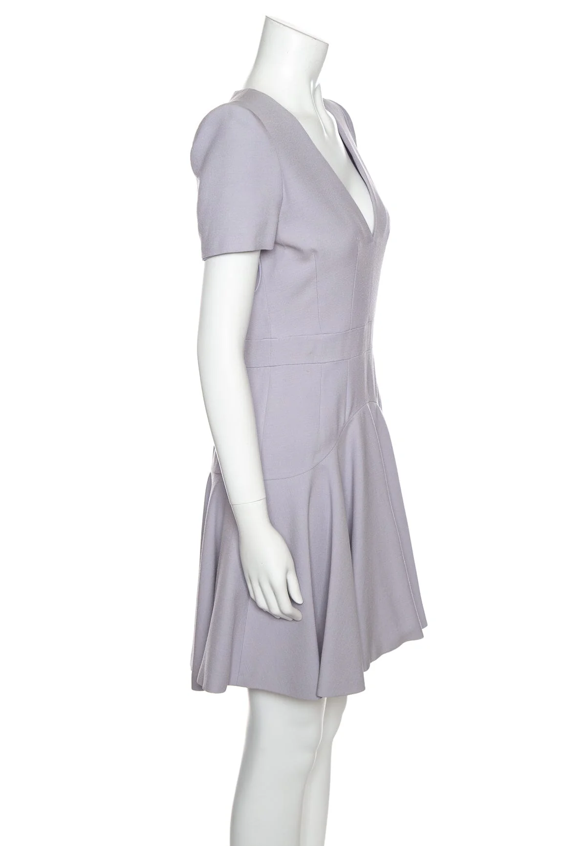 Alexander McQueen Lilac Mini Dress SZ 40 - Image 2