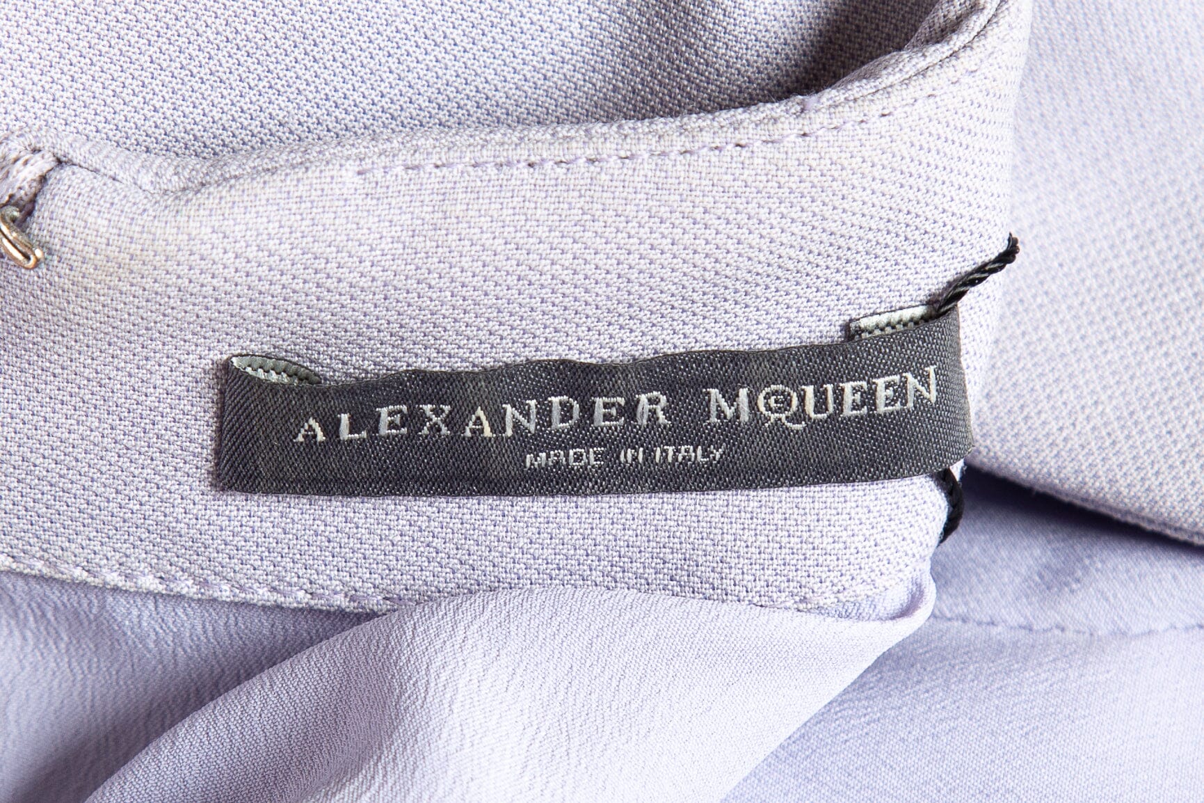 Alexander McQueen Lilac Mini Dress SZ 40 - Image 4