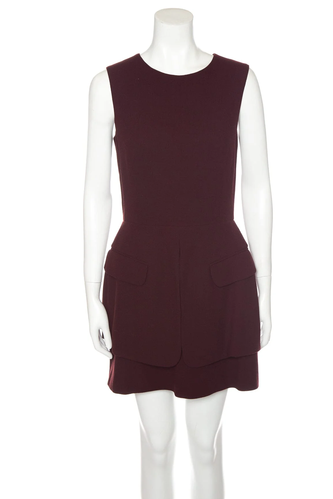 Alexander McQueen Wine Dress SZ 44 NWT