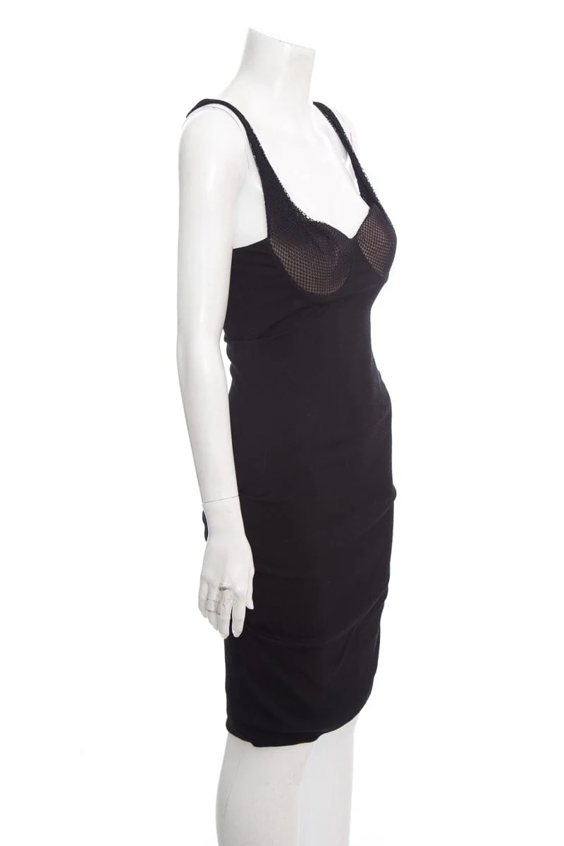 Alexander Wang Black Fitted Dress SZ 2 - Image 2