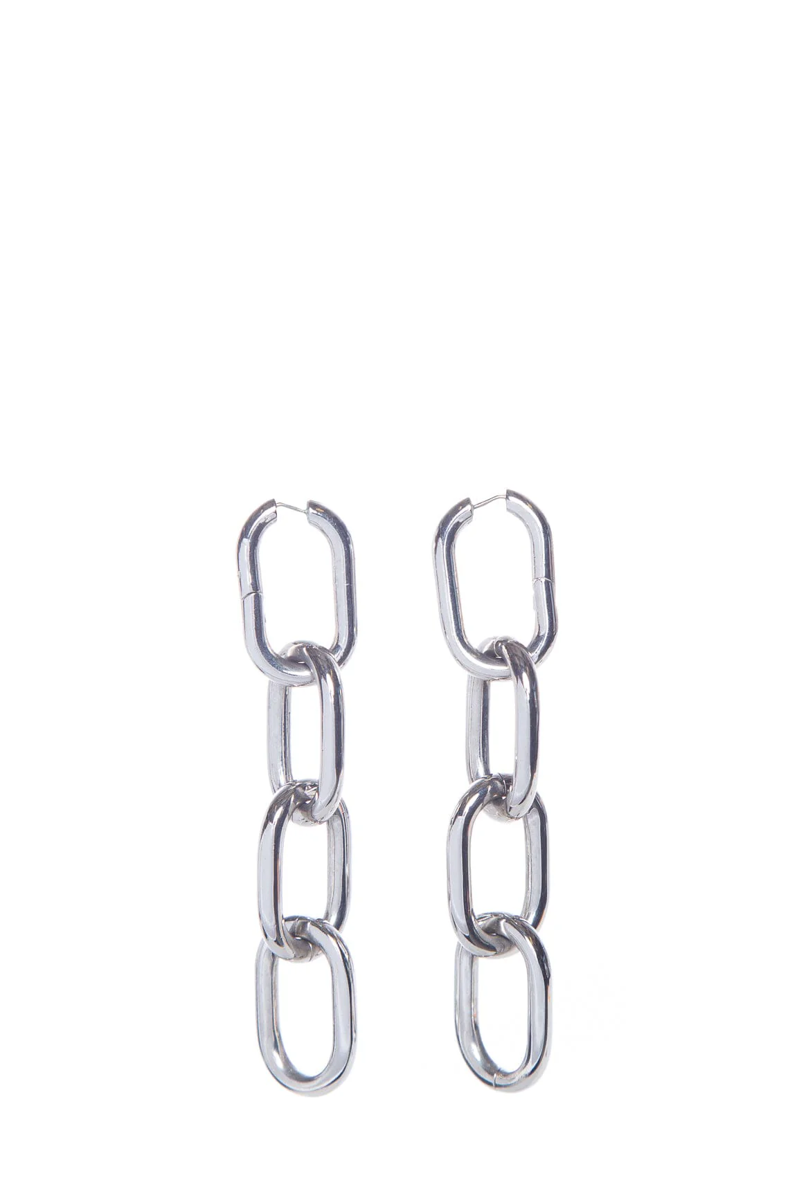 Alexander Wang Silver Chain Link Earrings