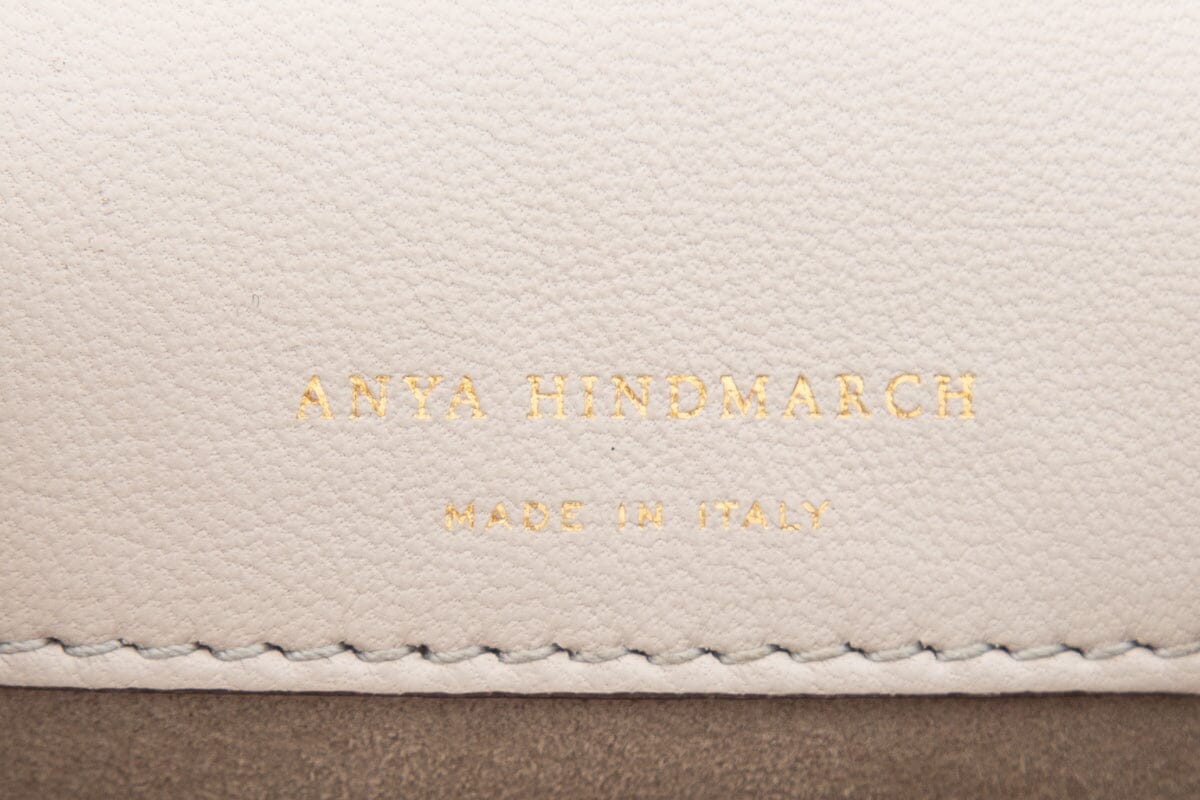 Anya Hindmarch Gold Metallic Handbag - Image 9