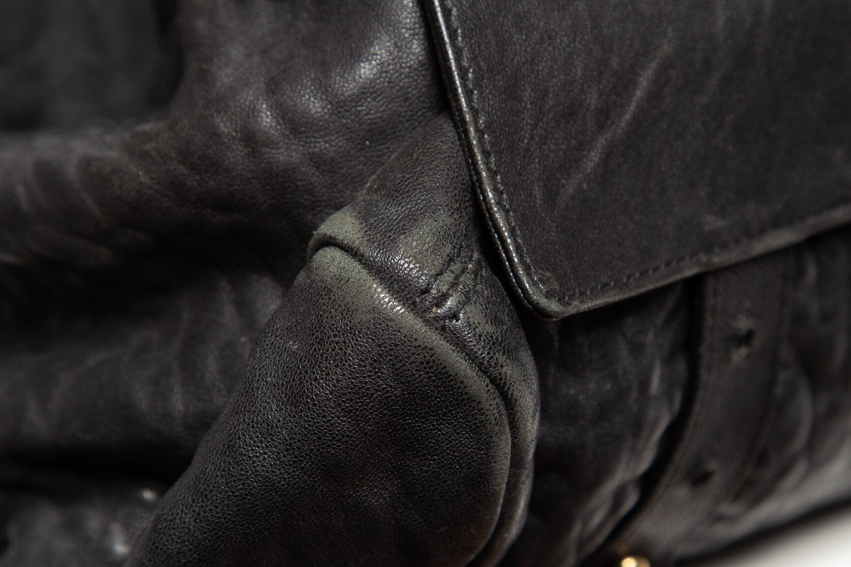 Balenciaga Black Leather Partition Frame Handbag - Image 6