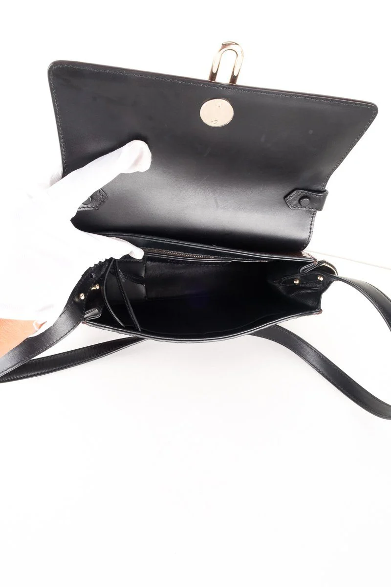 Balenciaga Burgundy Python Shoulder Bag - Image 8