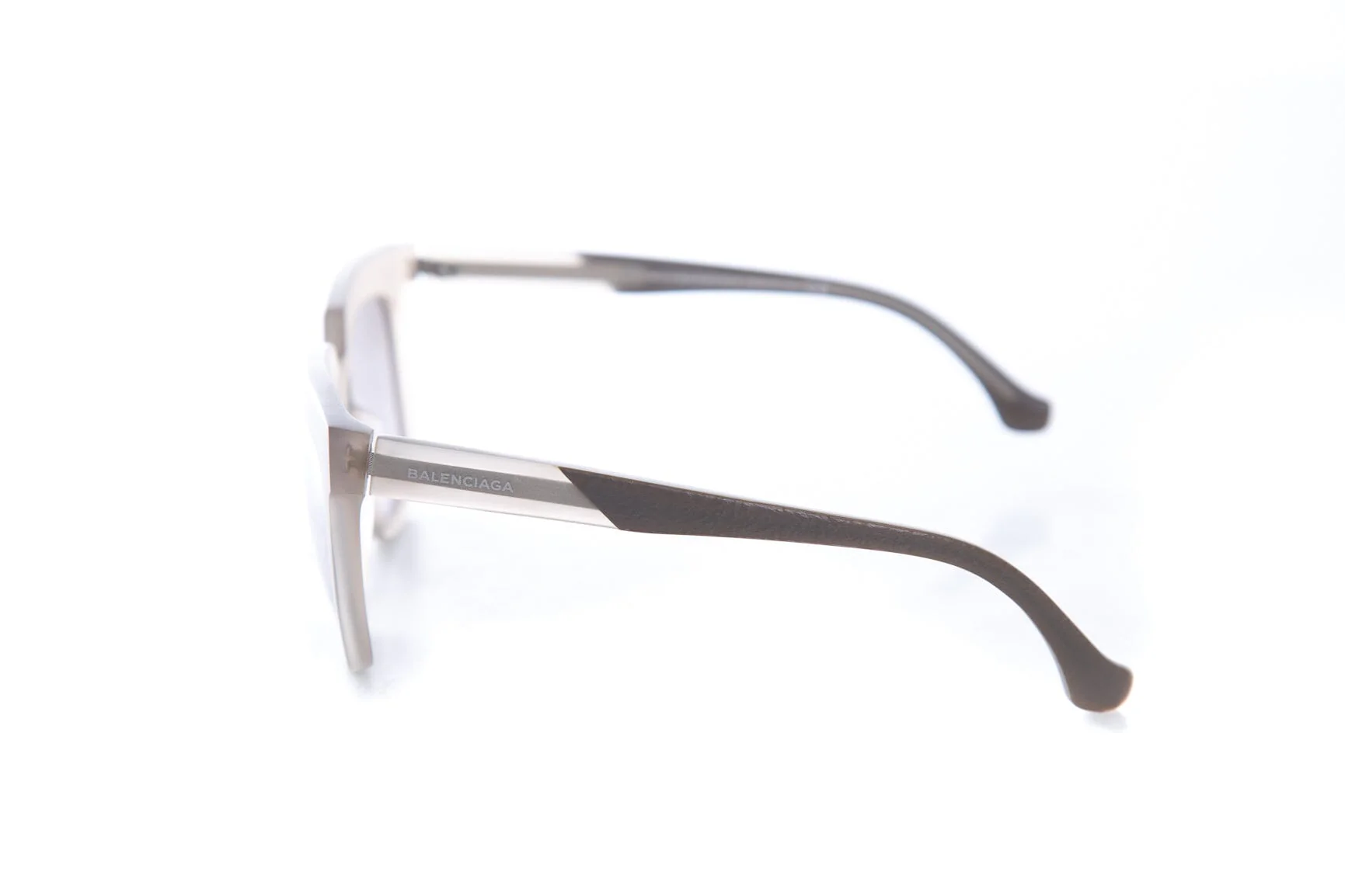 Balenciaga Grey Square Sunglasses - Image 5