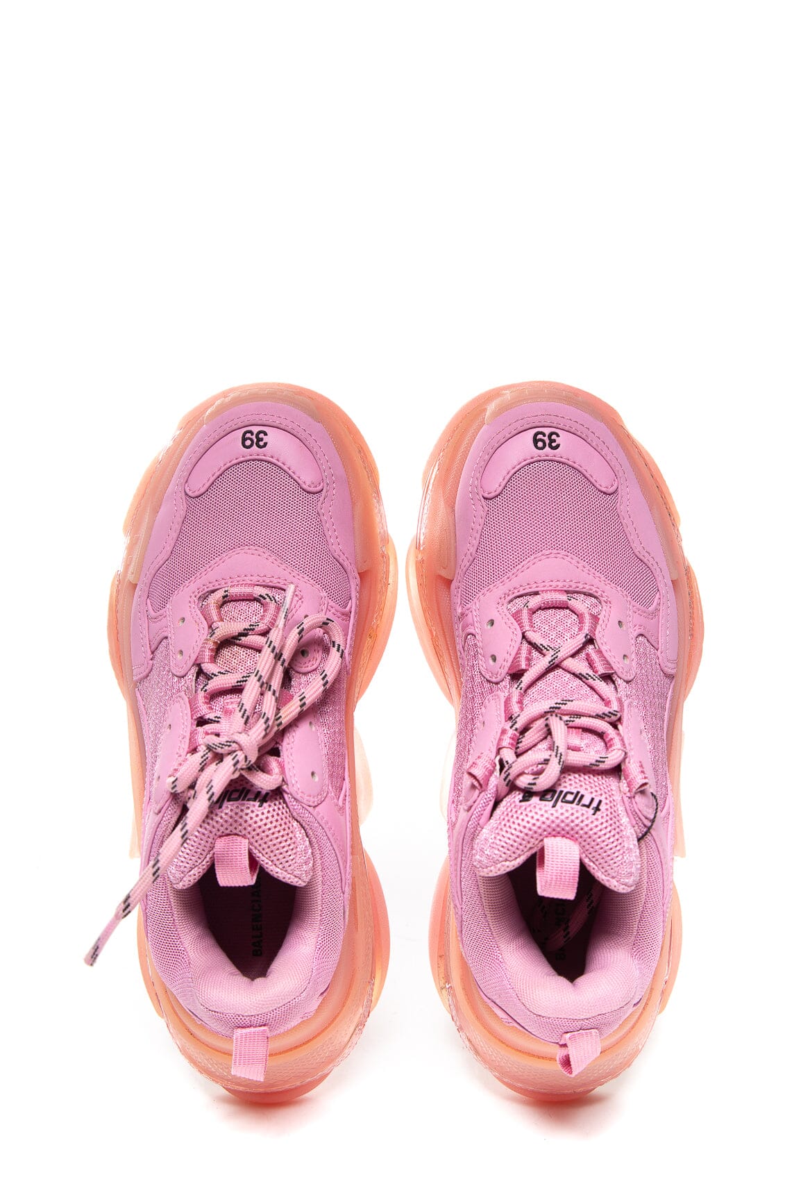 Balenciaga Pink Chunky Platform Sneakers SZ 39 - Image 2