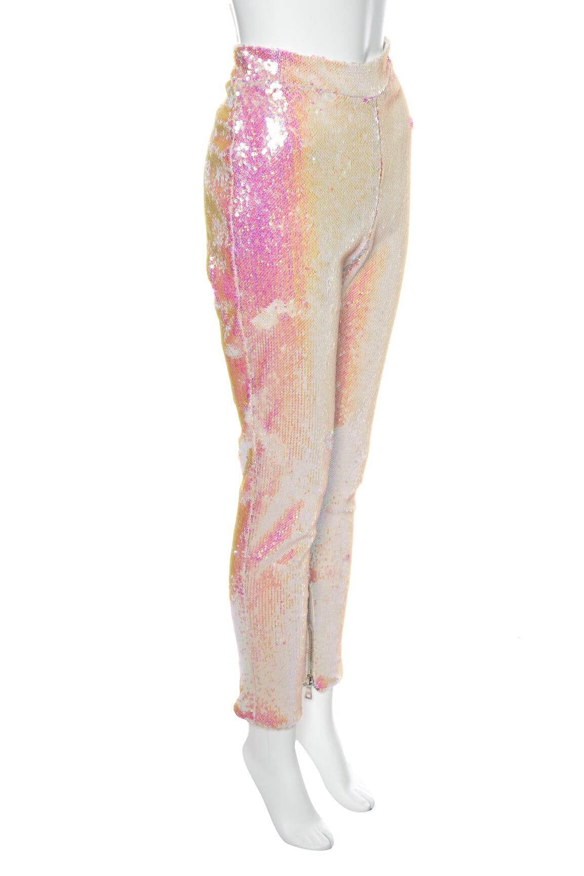 Balmain Sequin Zipper Bottom Pants SZ 40 NWT - Image 2