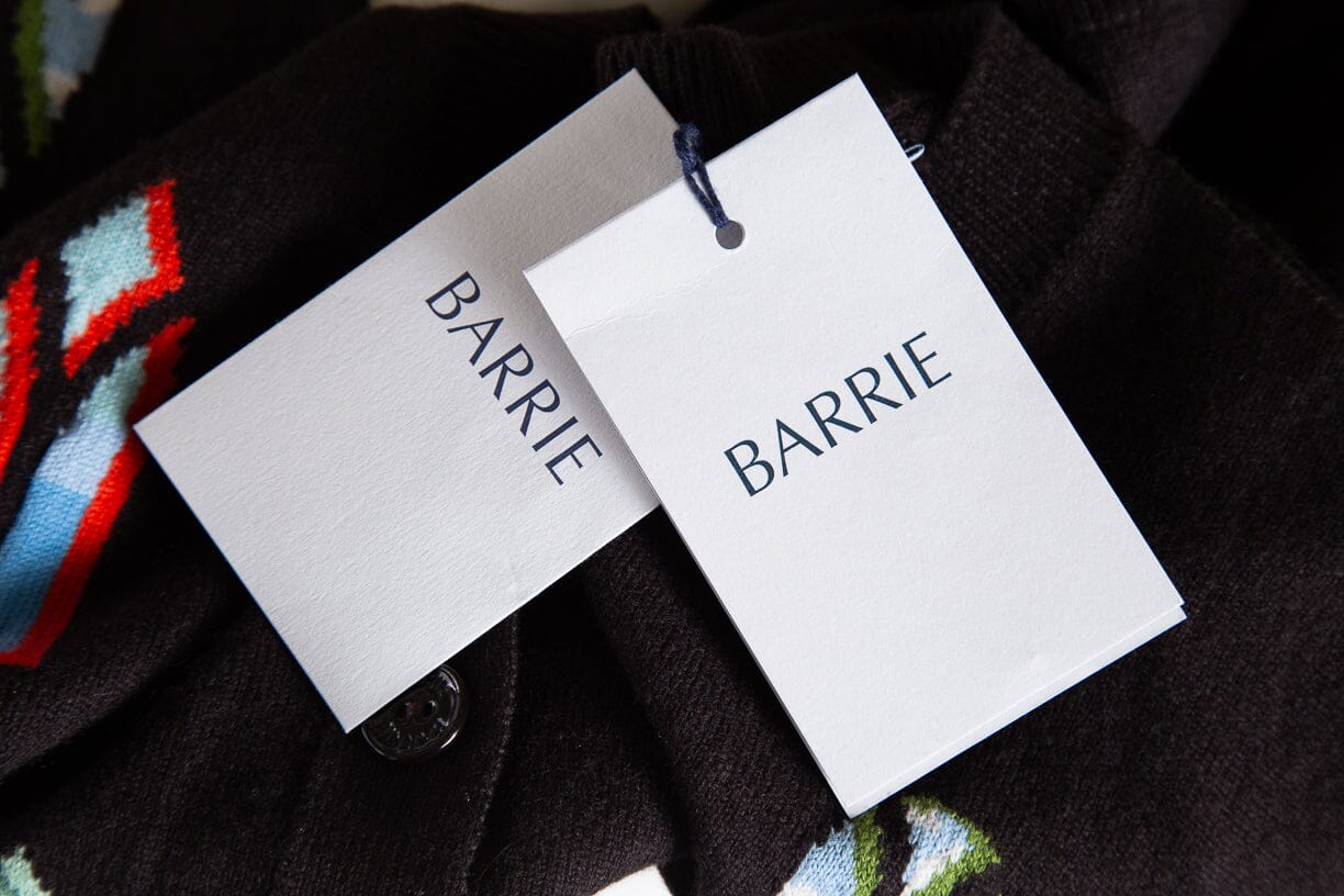 Barrie Brown Multi Windowpane Cardigan SZ XS NWT - Image 4
