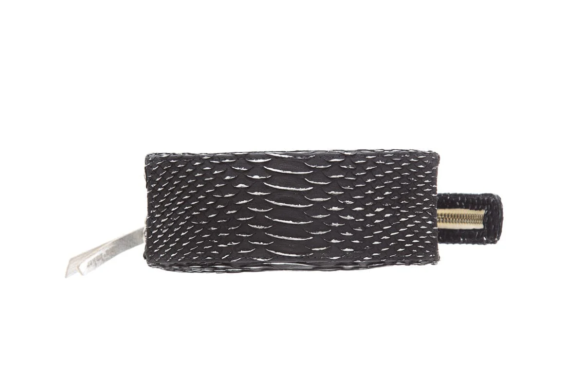 Blu + Baker Black Mini Genuine Snakeskin Handbag NWT - Image 4