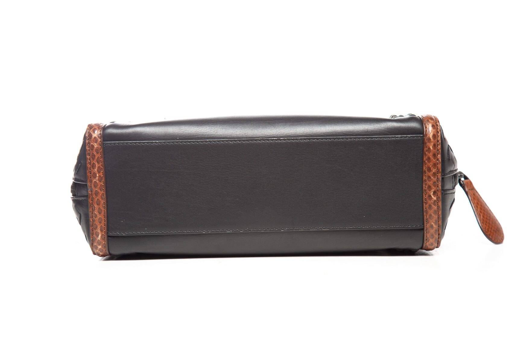 Bottega Veneta Black & Brown Leather Handbag - Image 5