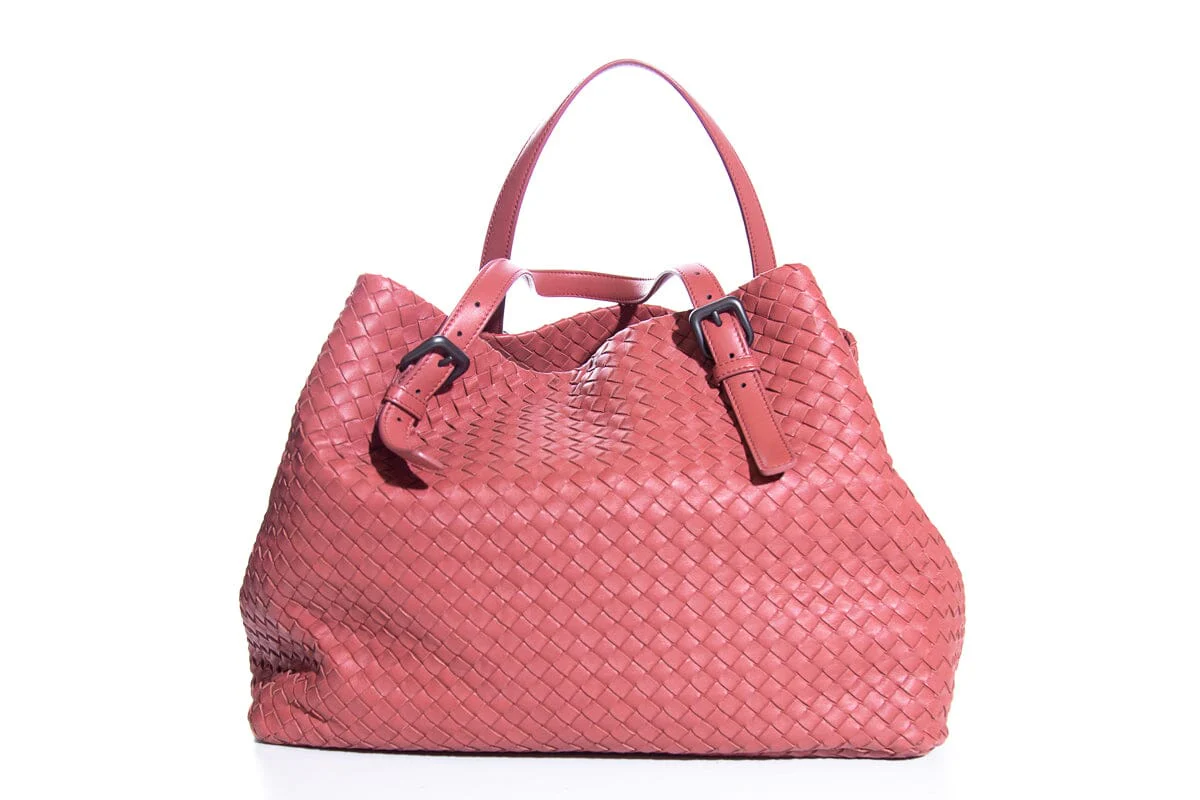 Bottega Veneta Salmon Handbag - Image 4