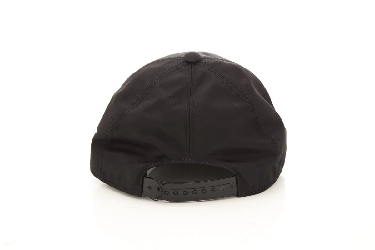 Burberry Black Nylon Baseball Cap SZ M - Image 4