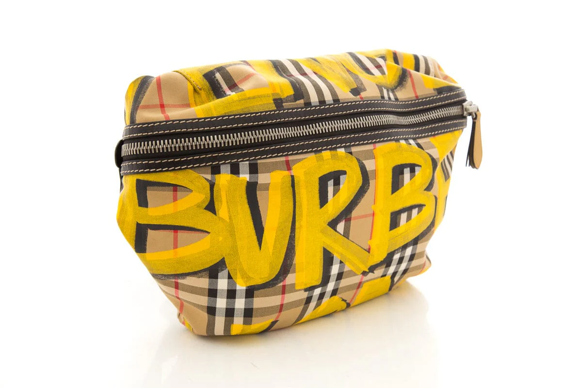 Burberry Yellow Multi Waist Bag - Image 3