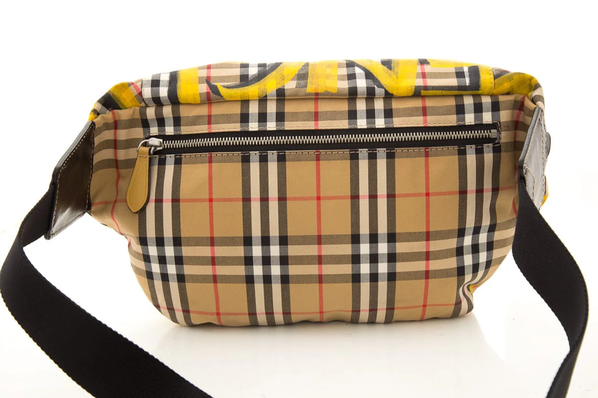 Burberry Yellow Multi Waist Bag - Image 4