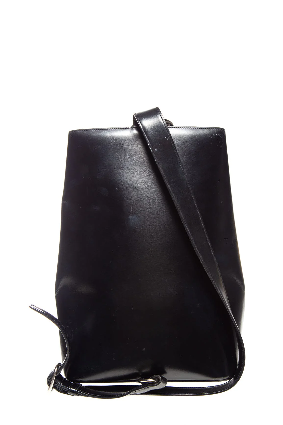Cartier Black Leather Panthere Backpack/Bucket Bag - Image 4