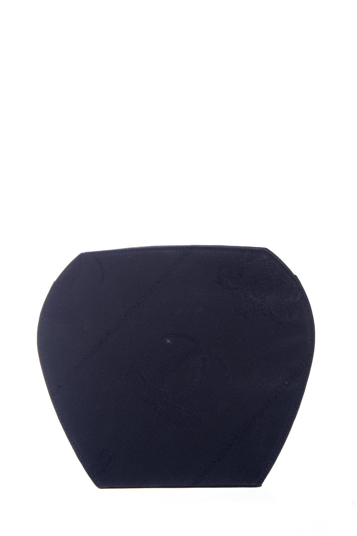 Cartier Vintage Navy Silk Scarf Mini Shoulder Evening Bag - Image 3