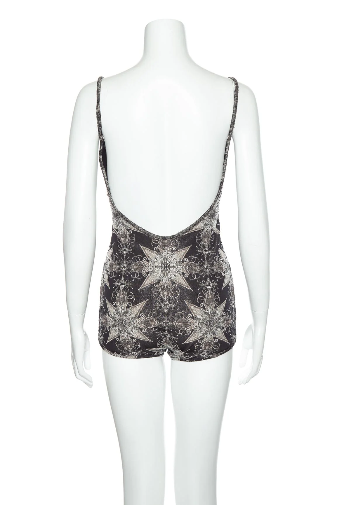 Chanel 2006 Spring Paris Black and Silver Embellished 2pc Set SZ 42/44 - Image 5