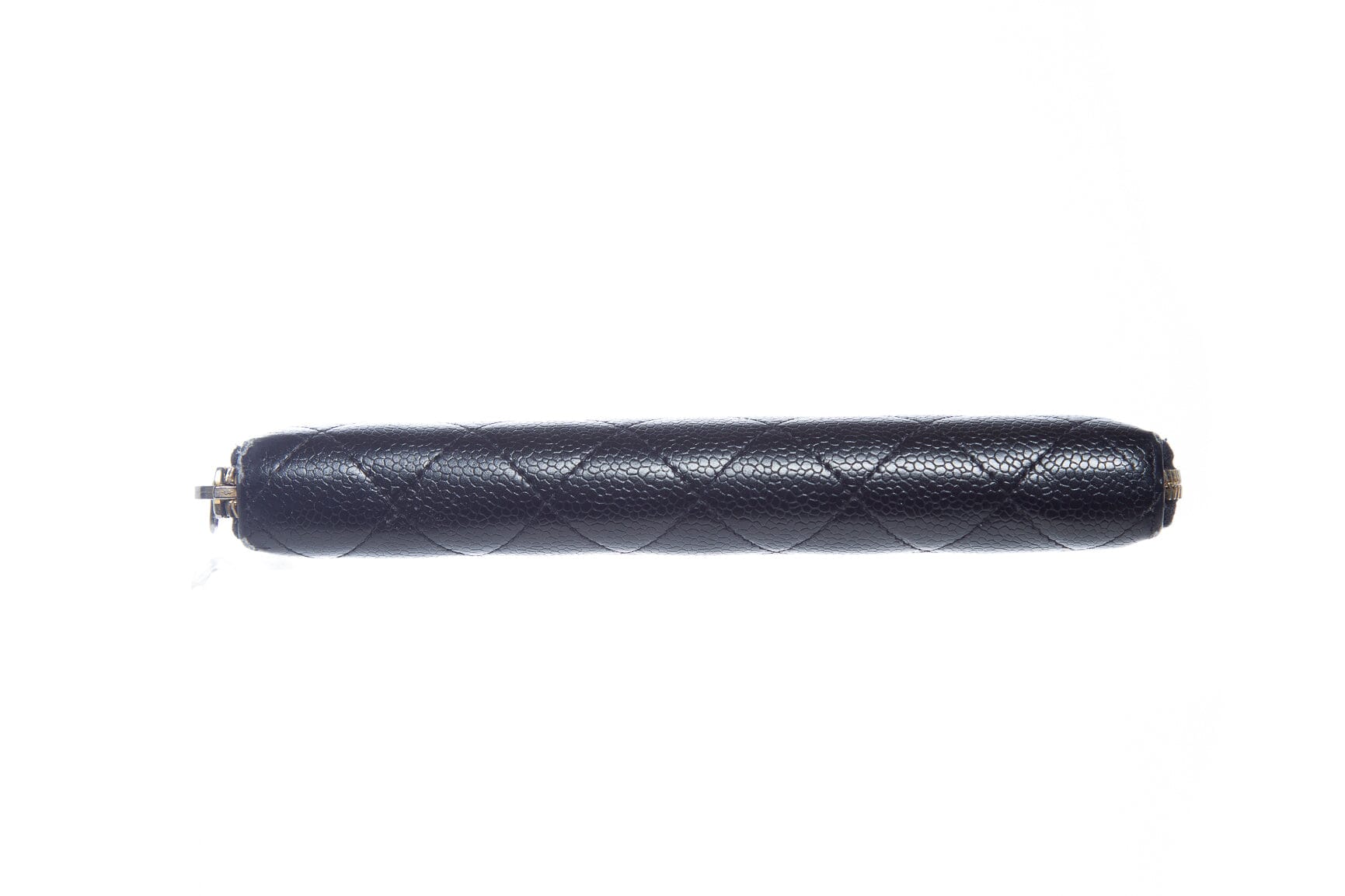 Chanel Black Quilted Caviar Wallet - Image 4