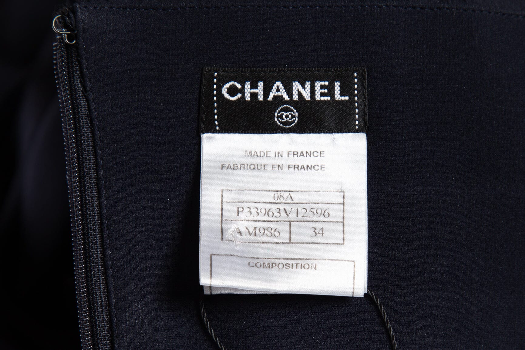 Chanel Black Silk Sleeveless Dress SZ 34 - Image 4