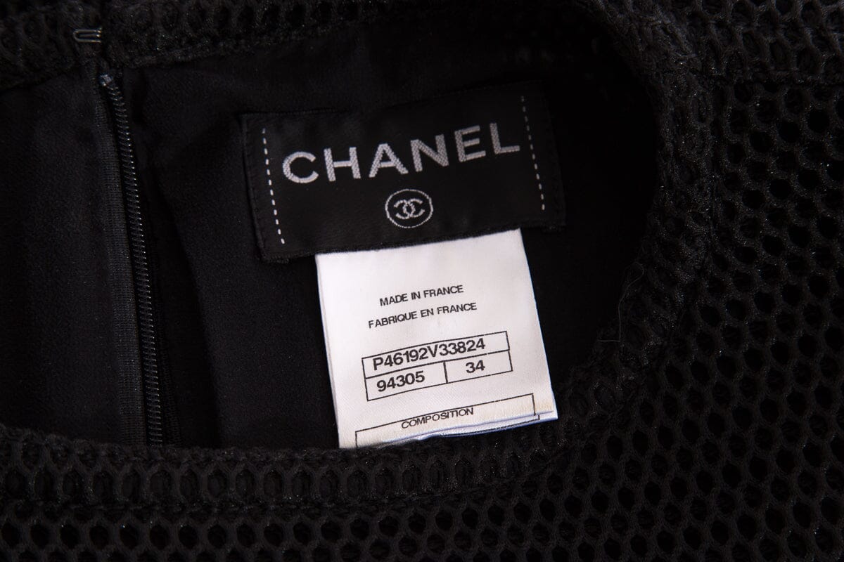 Chanel Black Sleeveless Dress SZ 34 - Image 4