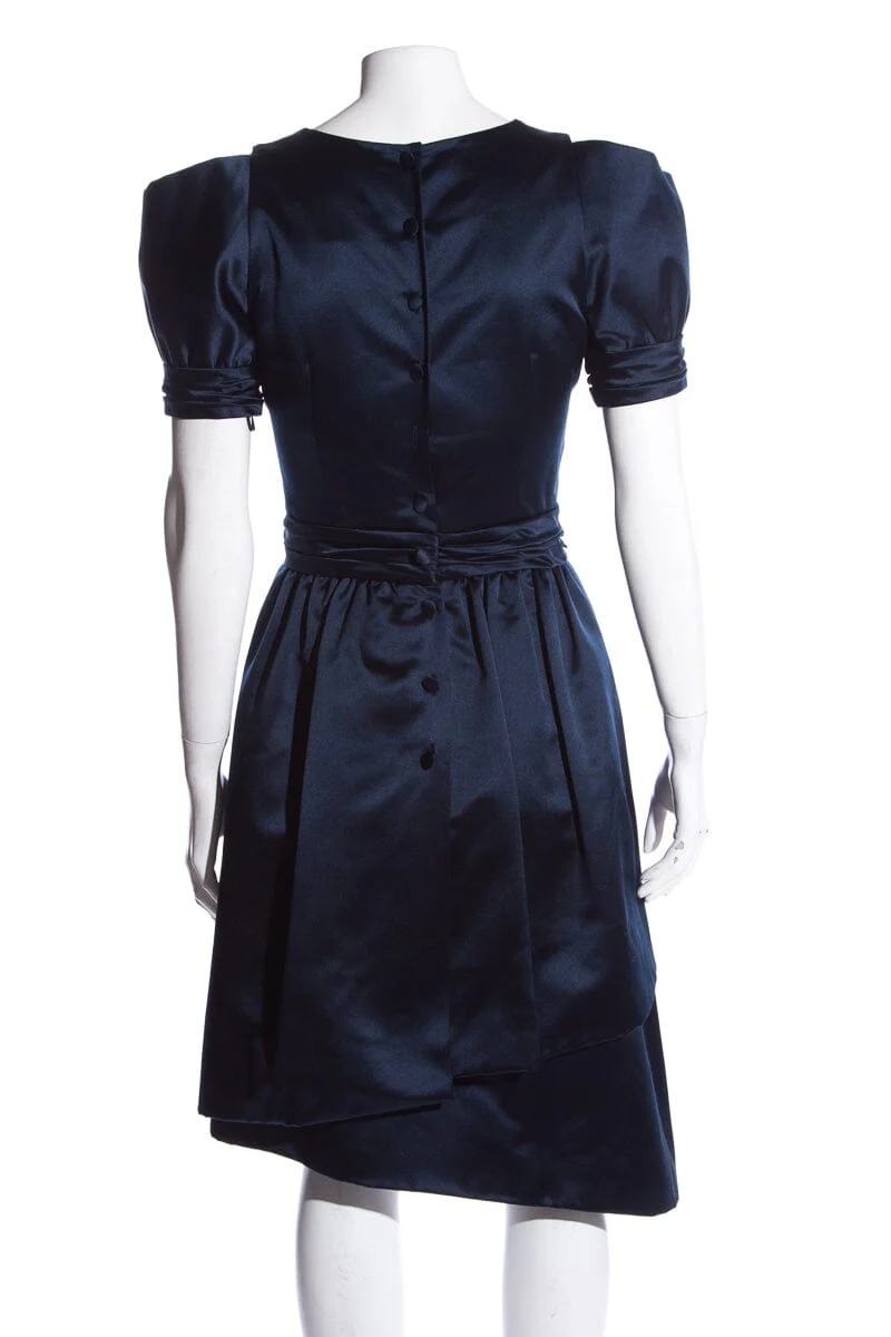 Chanel Navy Dress SZ 36 NWT - Image 3