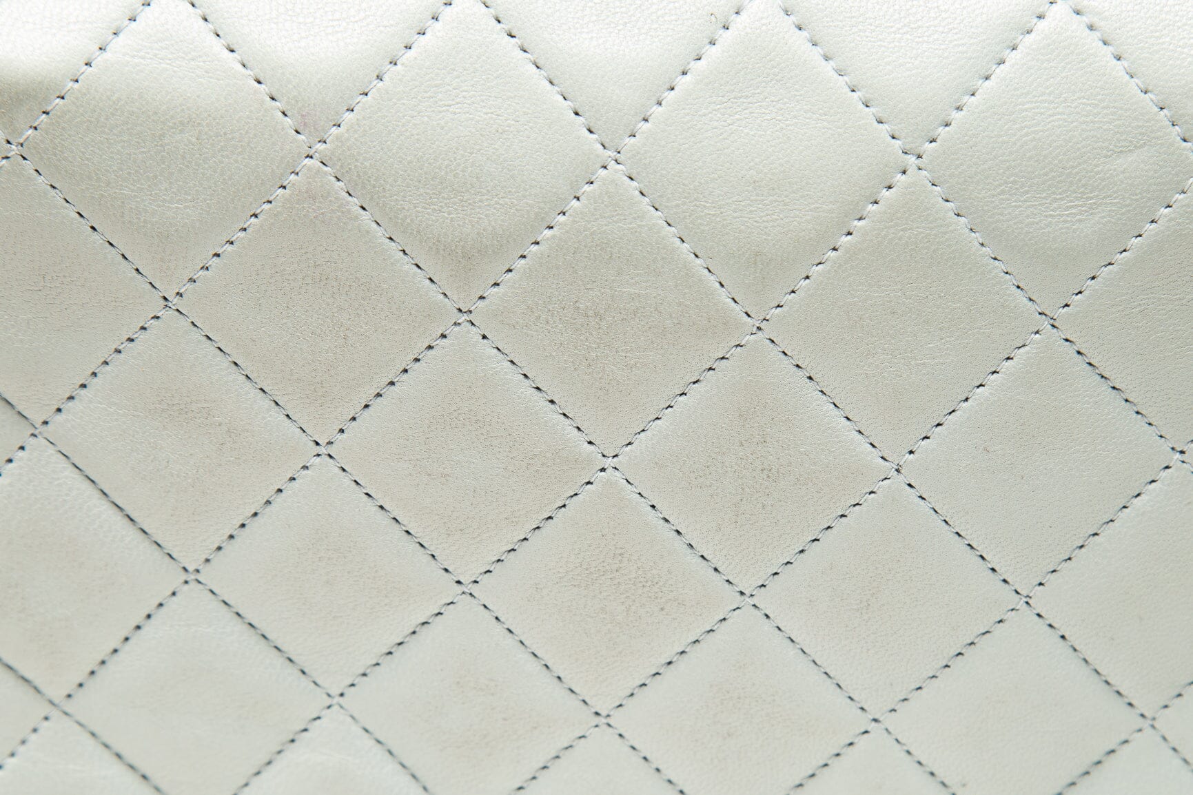Chanel Vintage (1991-1994) Powder Blue Square Flap Shoulder Bag - Image 5