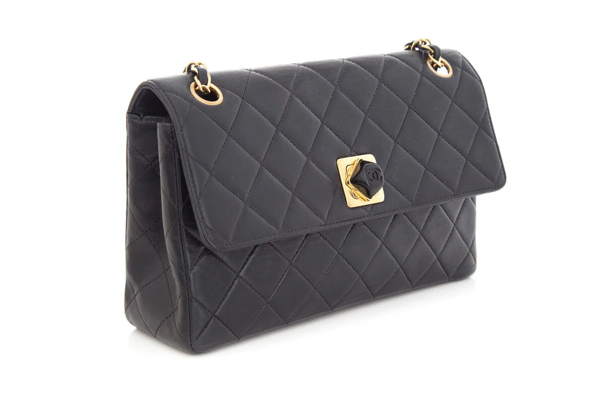 Chanel Vintage 1999 Black Quilted Lambskin Flapbag Handbag - Image 3