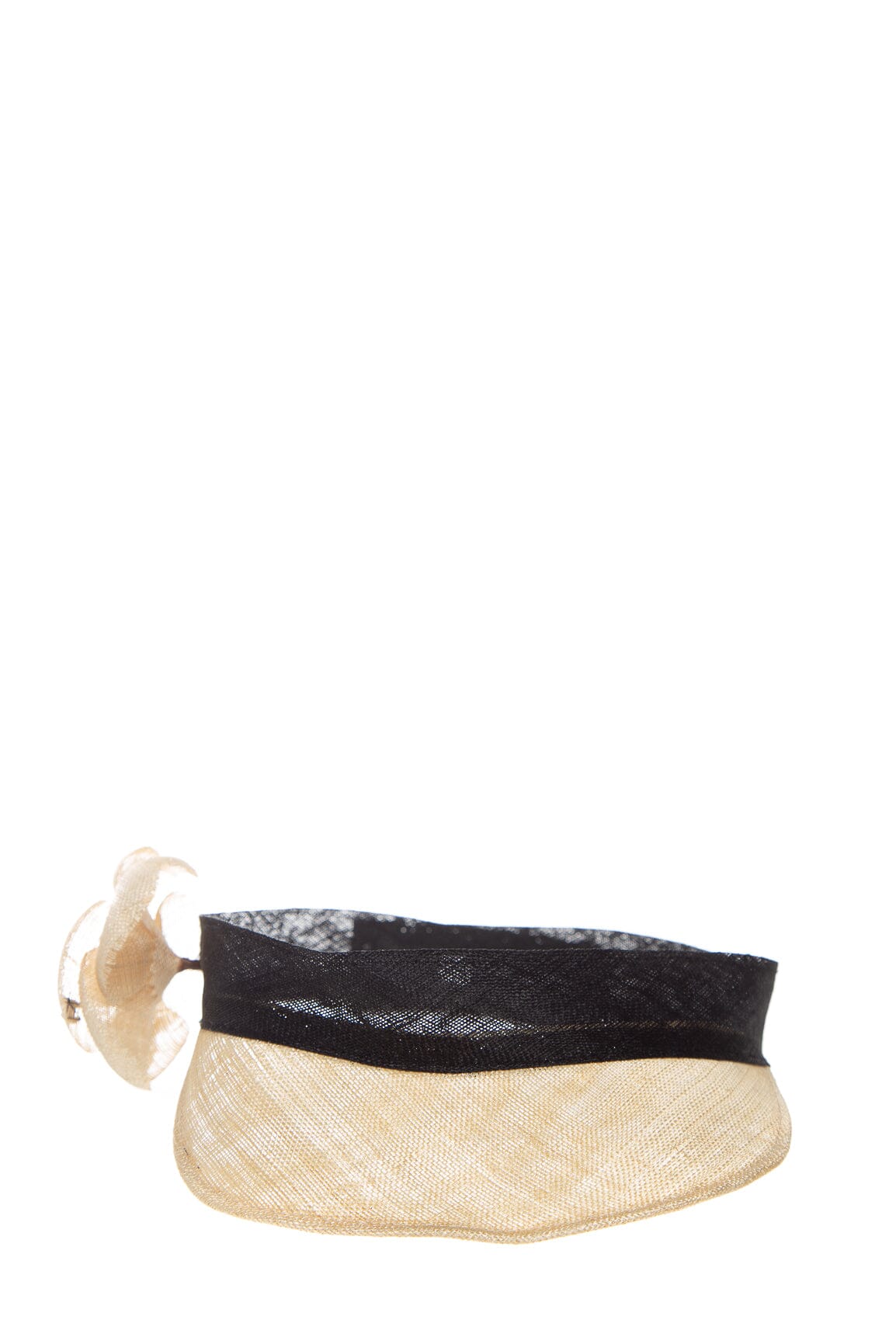 Chanel Vintage Natural Camila Visor SZ 57 - Image 2