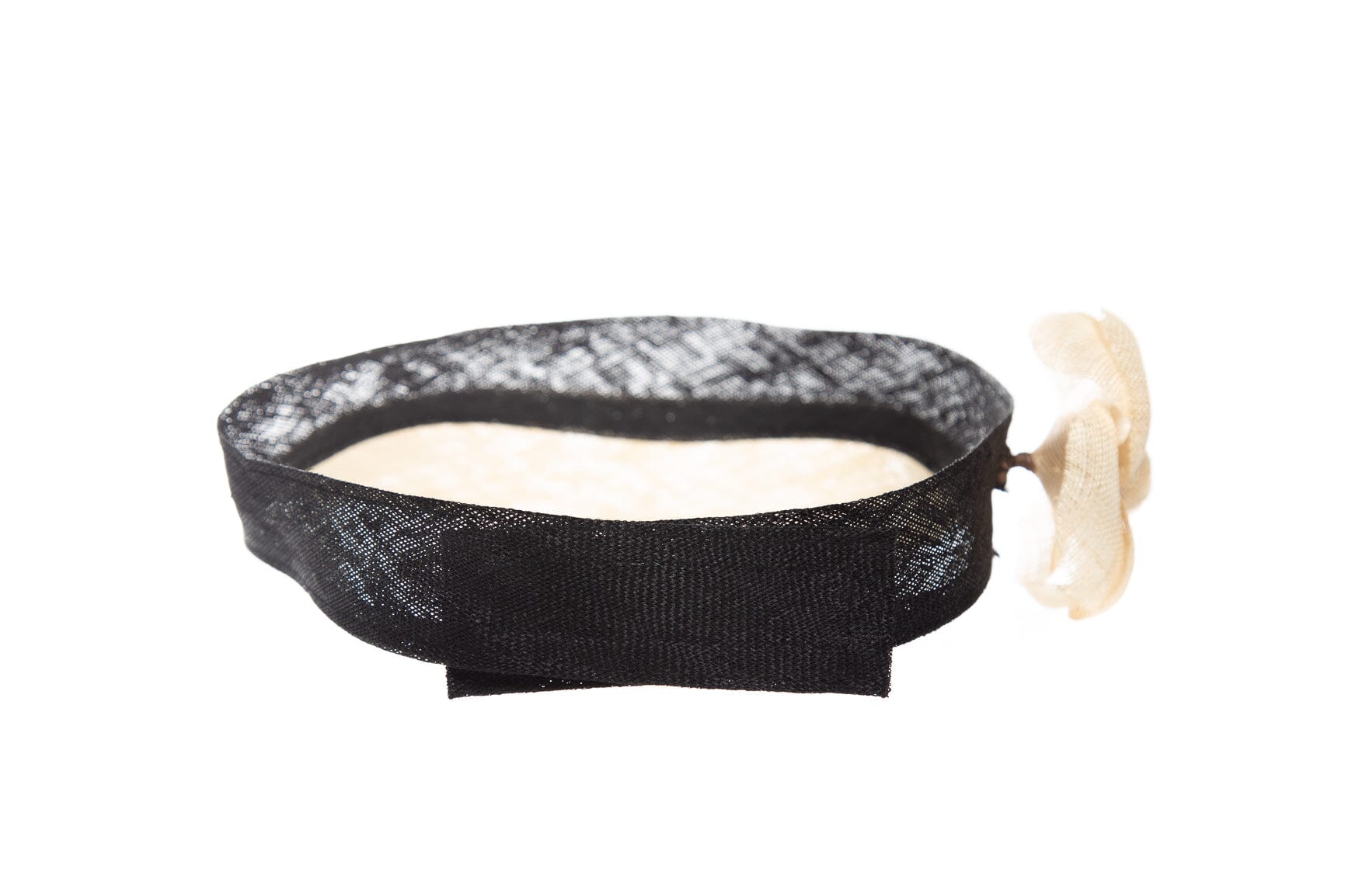Chanel Vintage Natural Camila Visor SZ 57 - Image 4