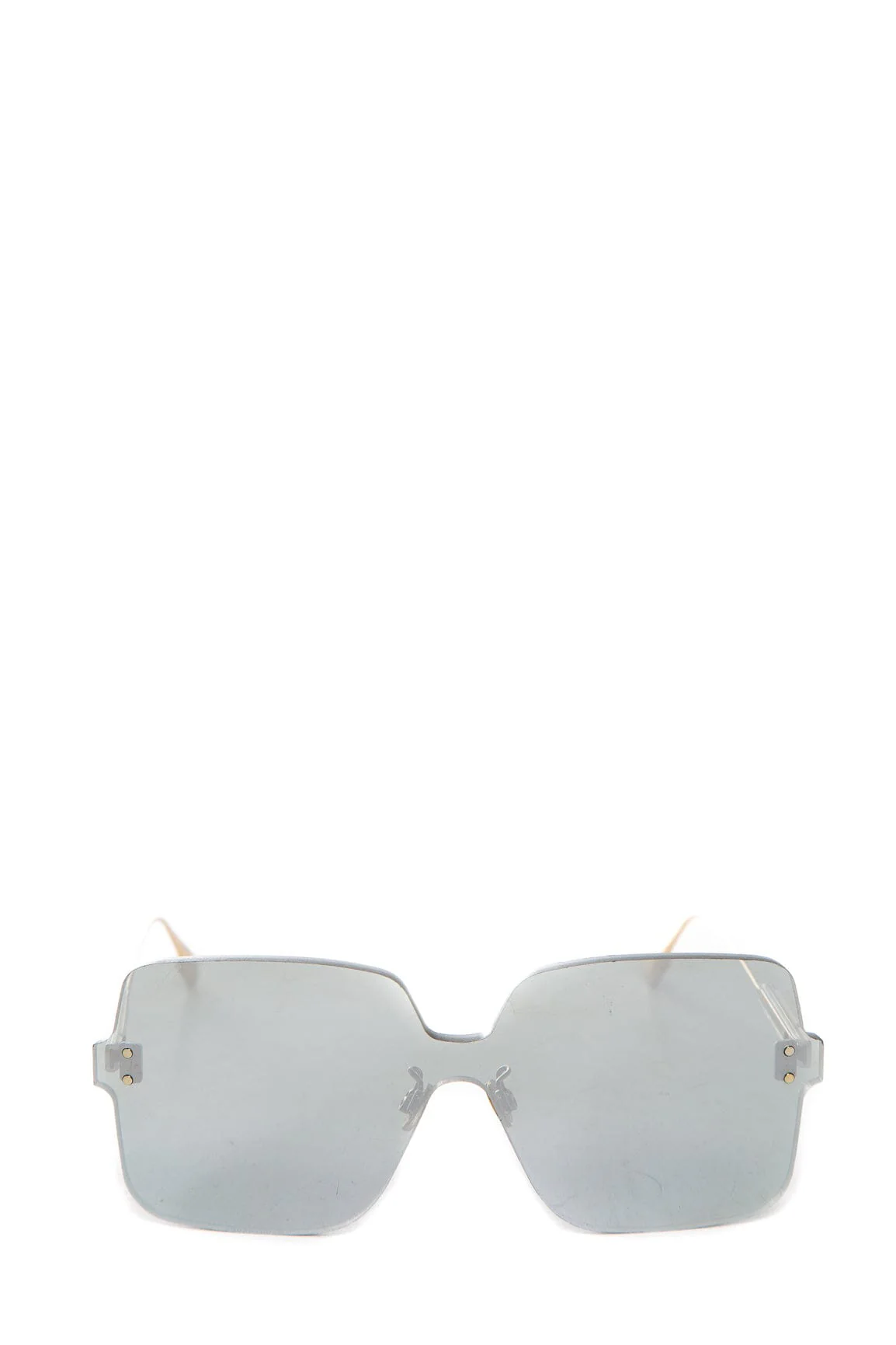 Christian Dior Silver Large Square Sunglasses - Image 2