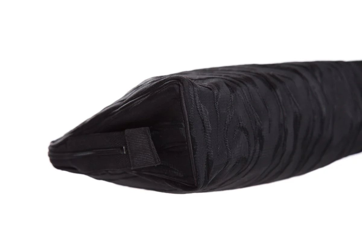 Christian Dior Vintage Black Satin Pouch - Image 6