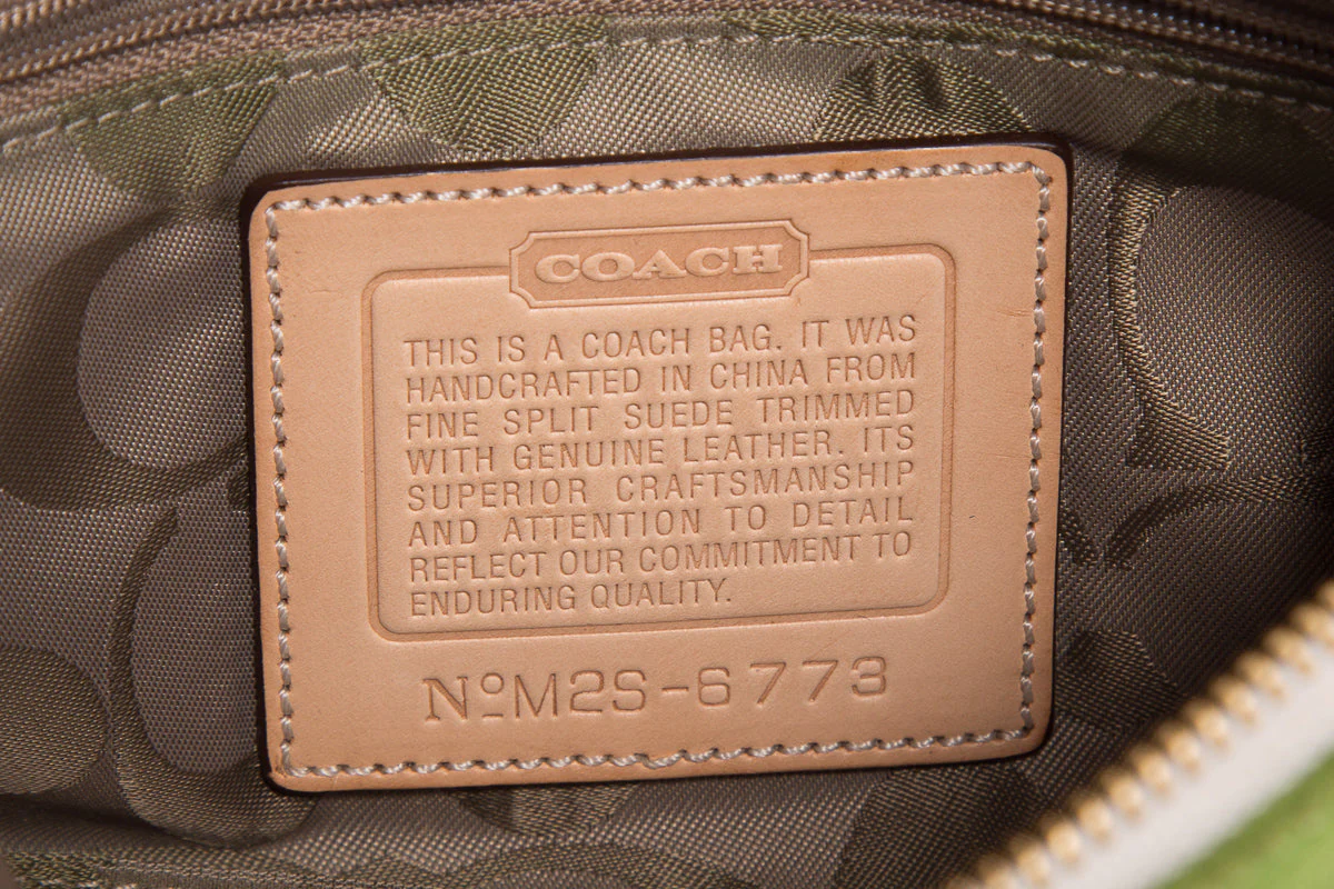 Coach Suede Color Block Clutch - Image 10