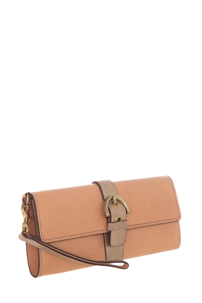 Coach Tan Leather Wristlet - Image 2