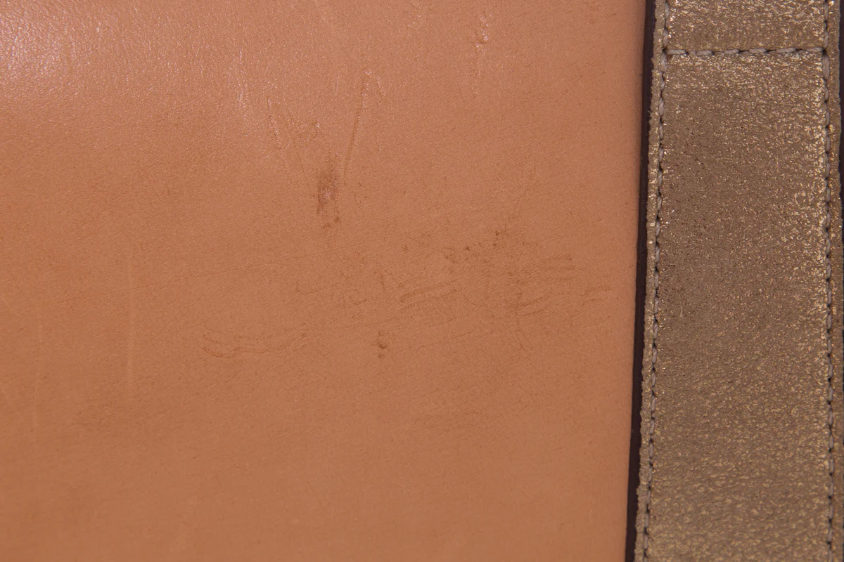 Coach Tan Leather Wristlet - Image 5