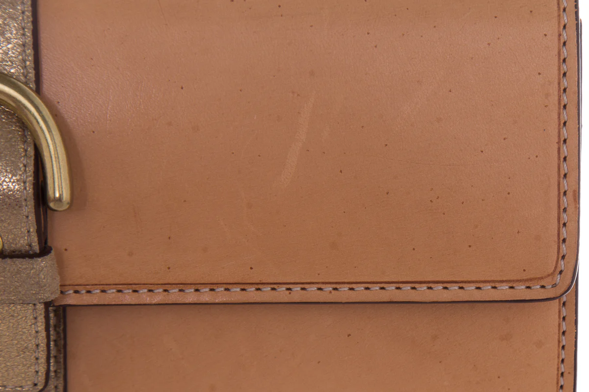 Coach Tan Leather Wristlet - Image 6