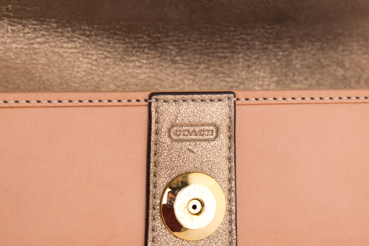 Coach Tan Leather Wristlet - Image 9