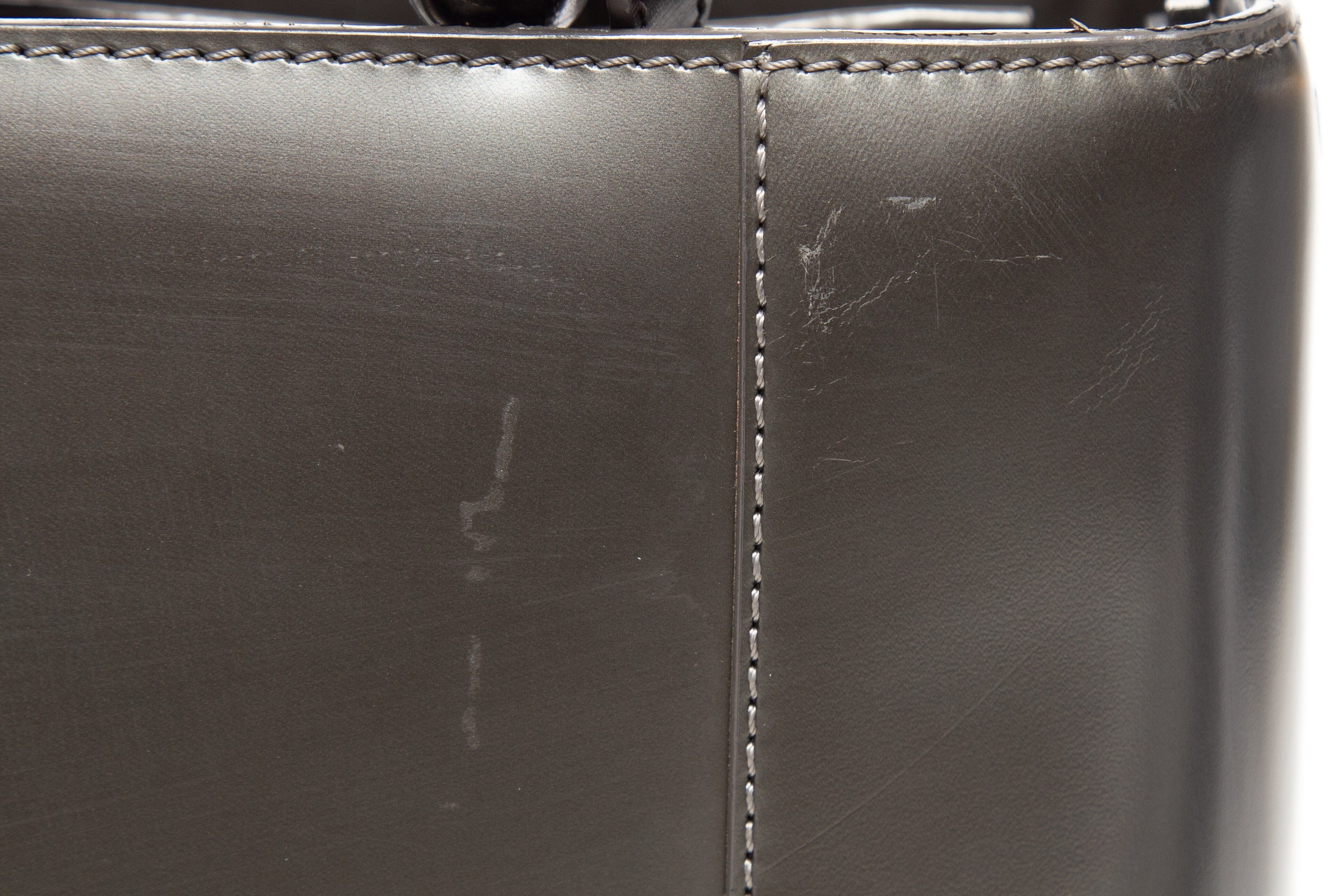 Dior Dark Grey Leather Malice Tote - Image 5