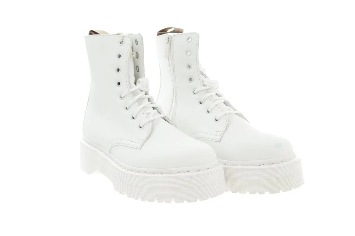 Doc Marten White Boots SZ 9 - Image 3