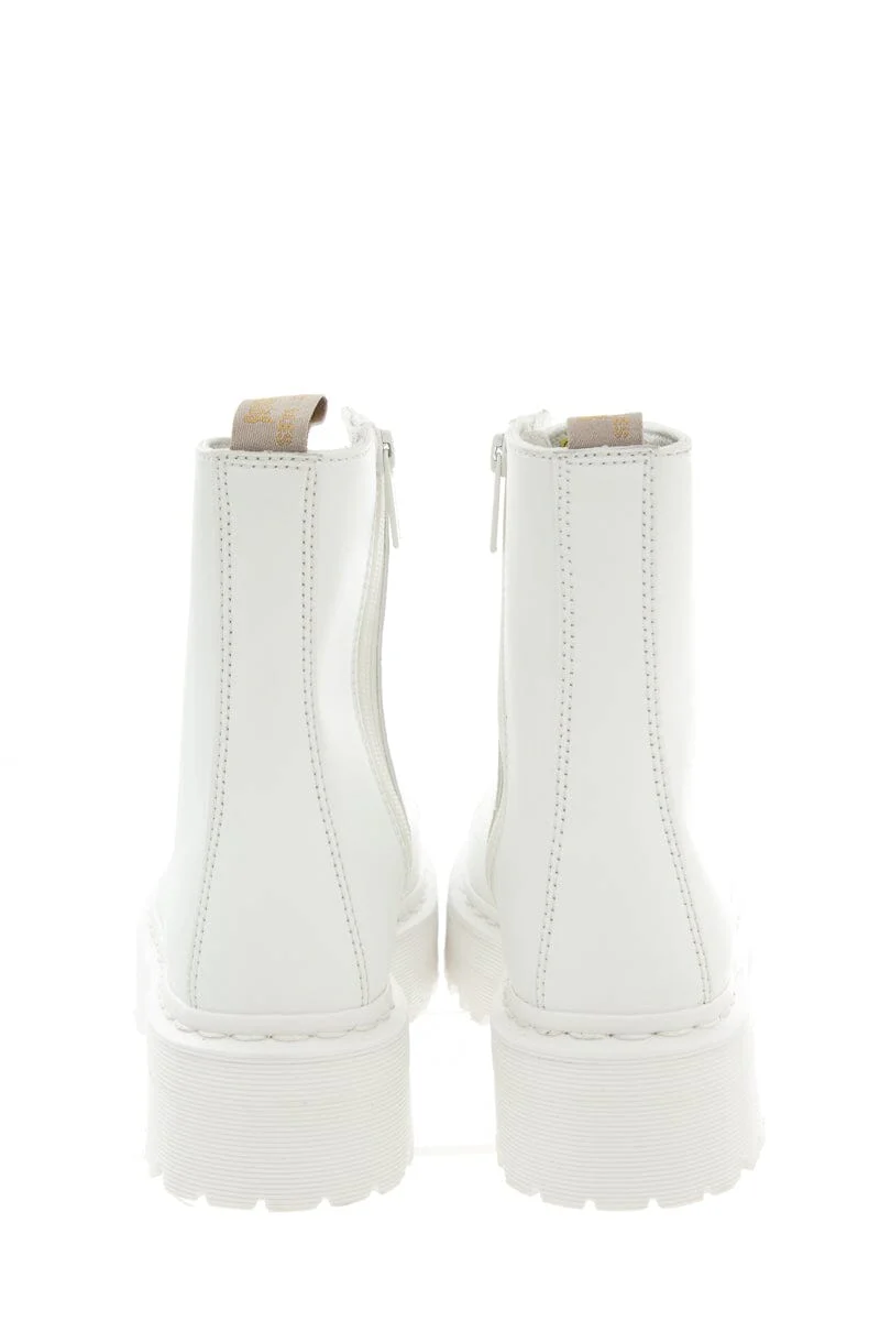 Doc Marten White Boots SZ 9 - Image 4