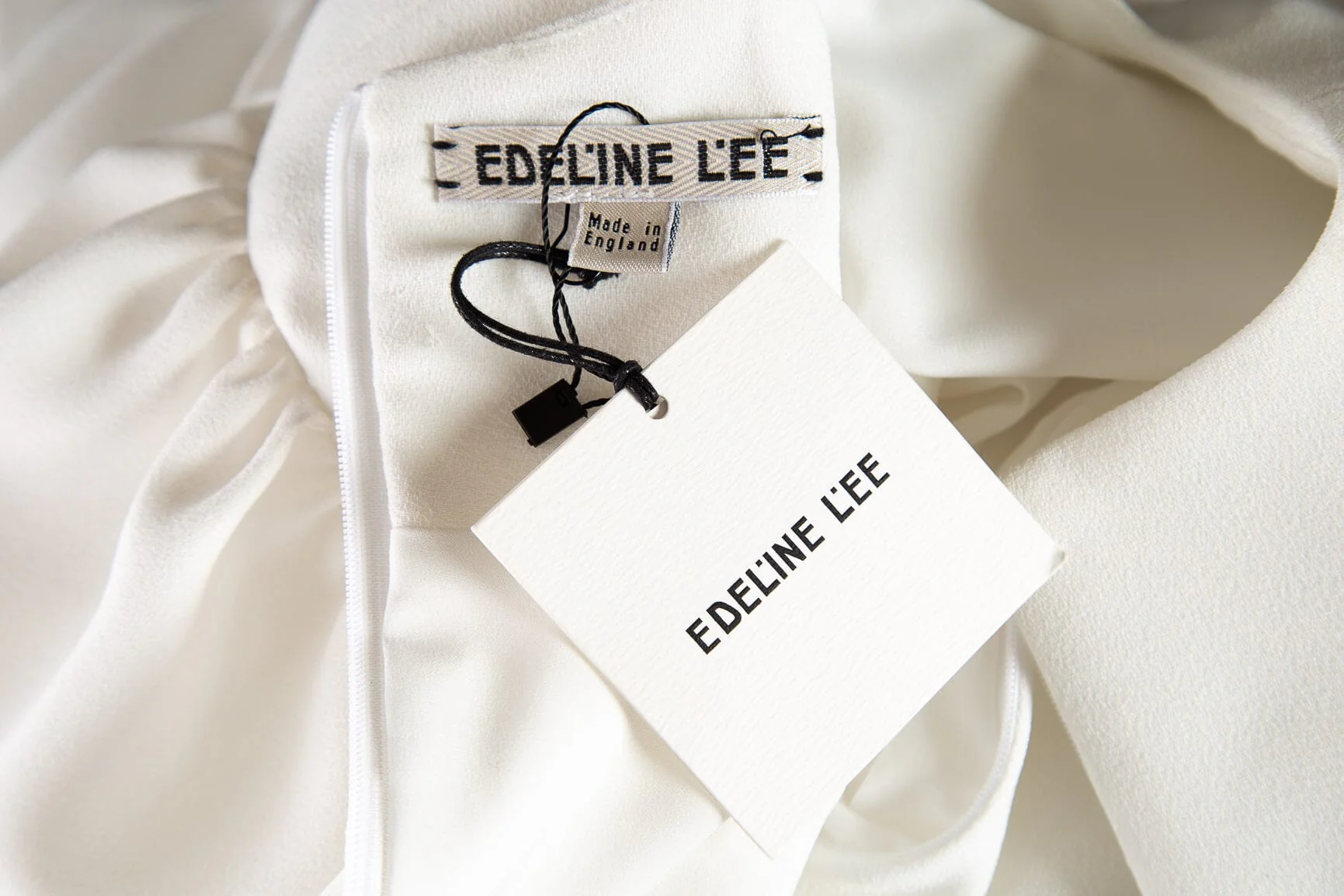 Edeline Lee Ivory "Diana" Midi Dress SZ 4 NWT - Image 4