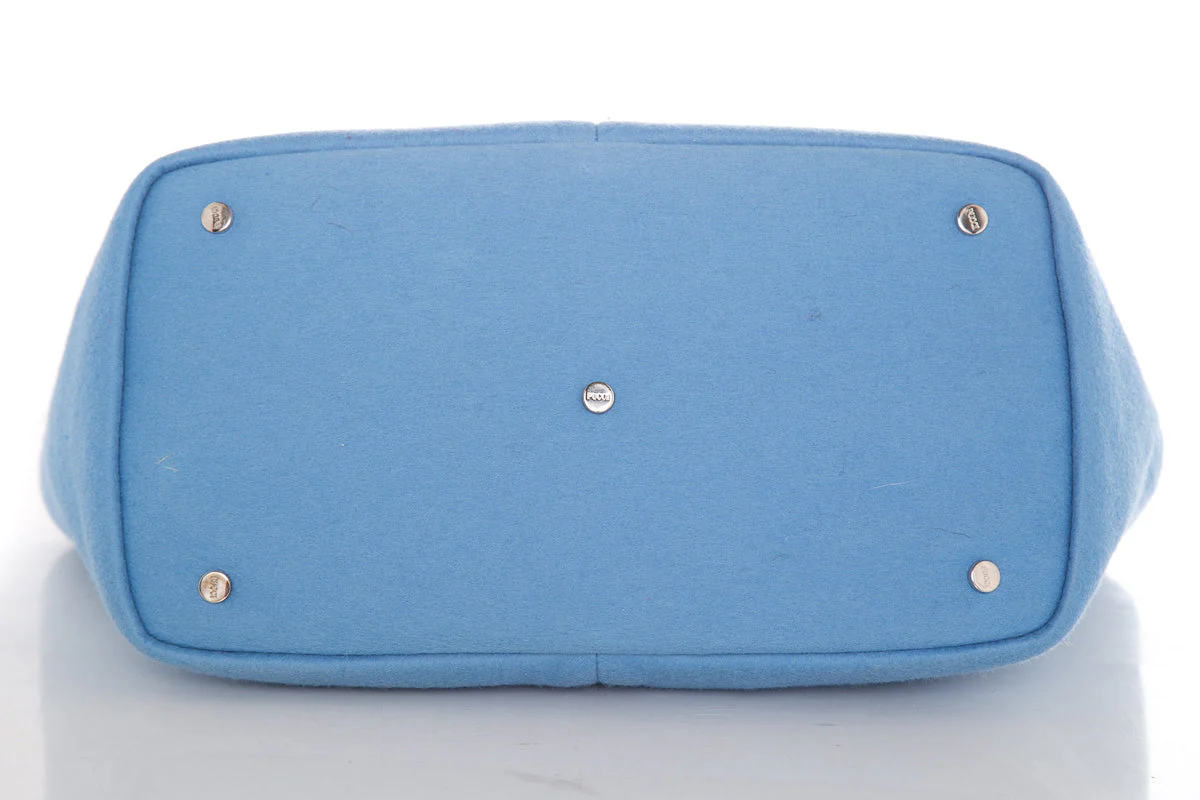 Emilio Pucci Baby Blue & Multi Color Printed Handbag - Image 6