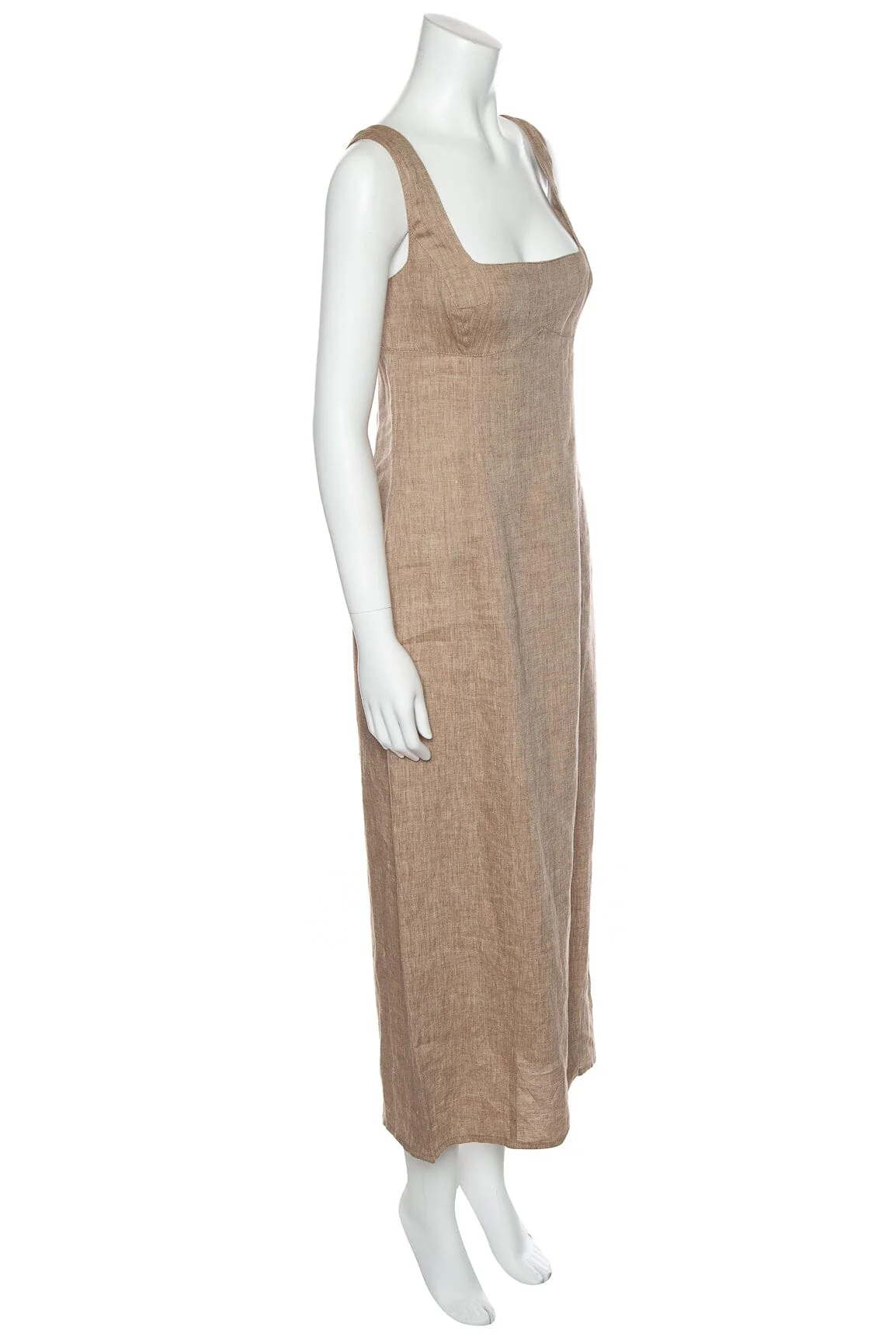Escada Linen Sleeveless Dress SZ 36 - Image 2